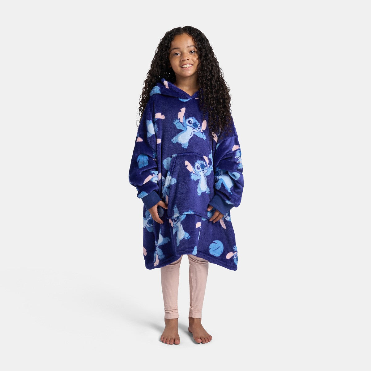 Kids Stitch Hoodie Blanket - Navy 🇬🇧