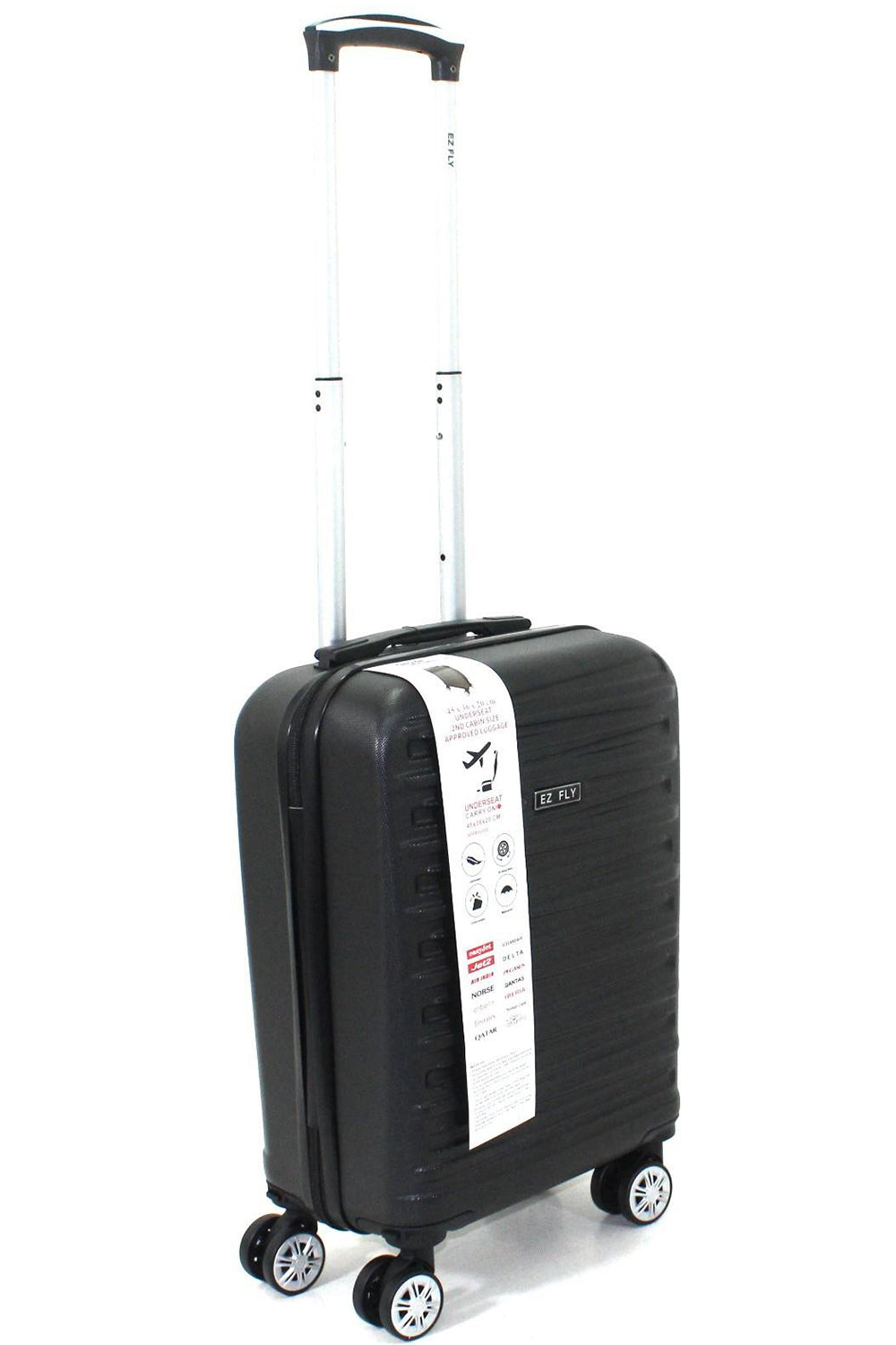 Lightweight Hard Shell Cabin Suitcase – 4 Wheel Spinner Travel Luggage 🇬🇧