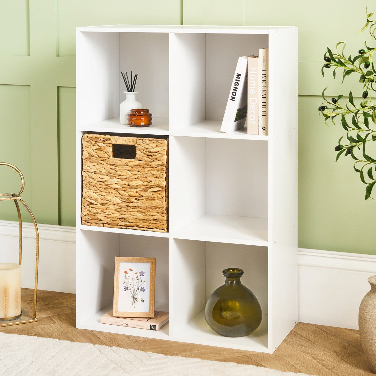 Oslo 6 Cube Storage Unit - White 🇬🇧