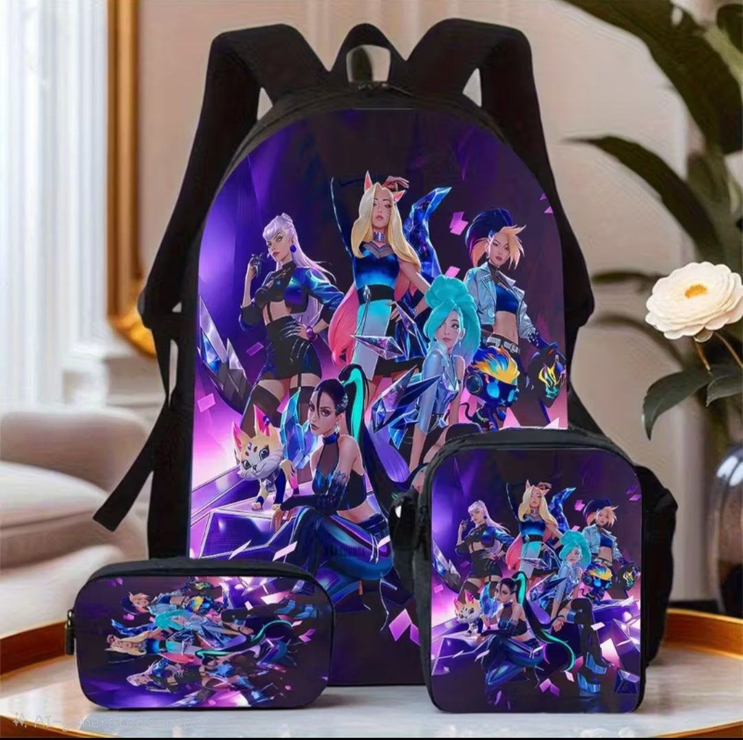 3pcs DH themed Backpack 🇨🇳