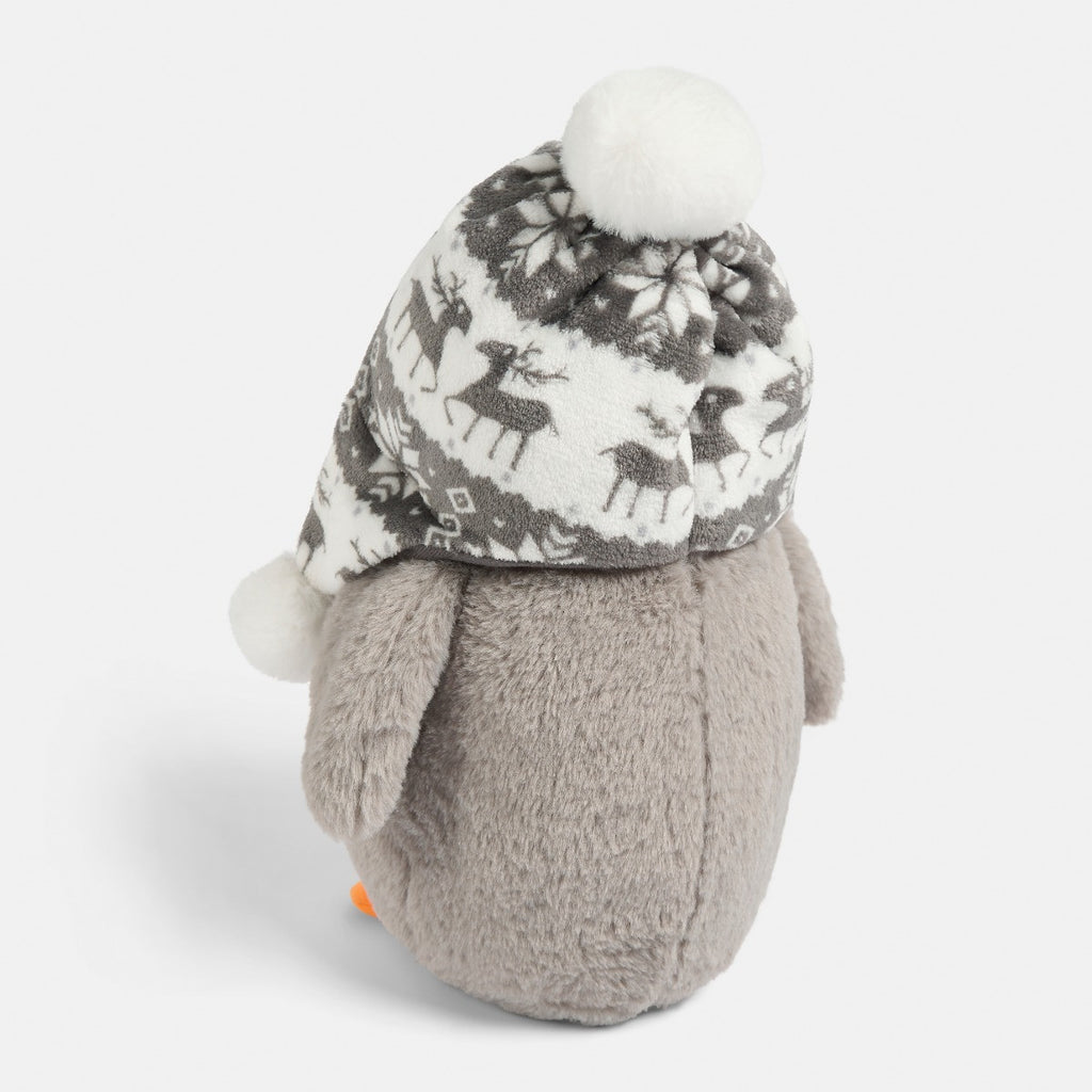 Penny the Penguin Cushion - Grey 🇬🇧