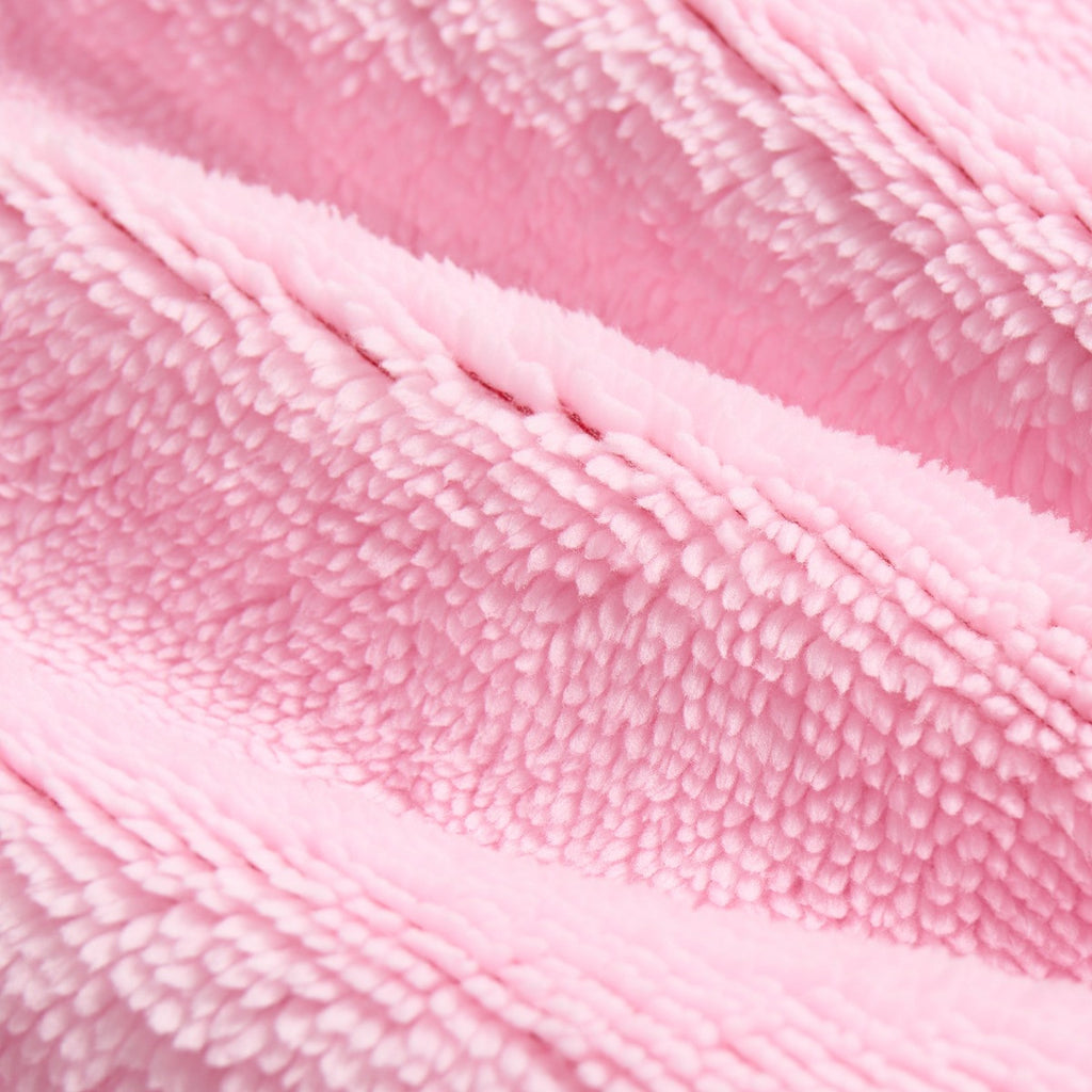 Hearts Tufted Fleece Throw - Pink 🇬🇧