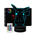 3D Pikachu LED Night Light USB Table Lamp 🇬🇧