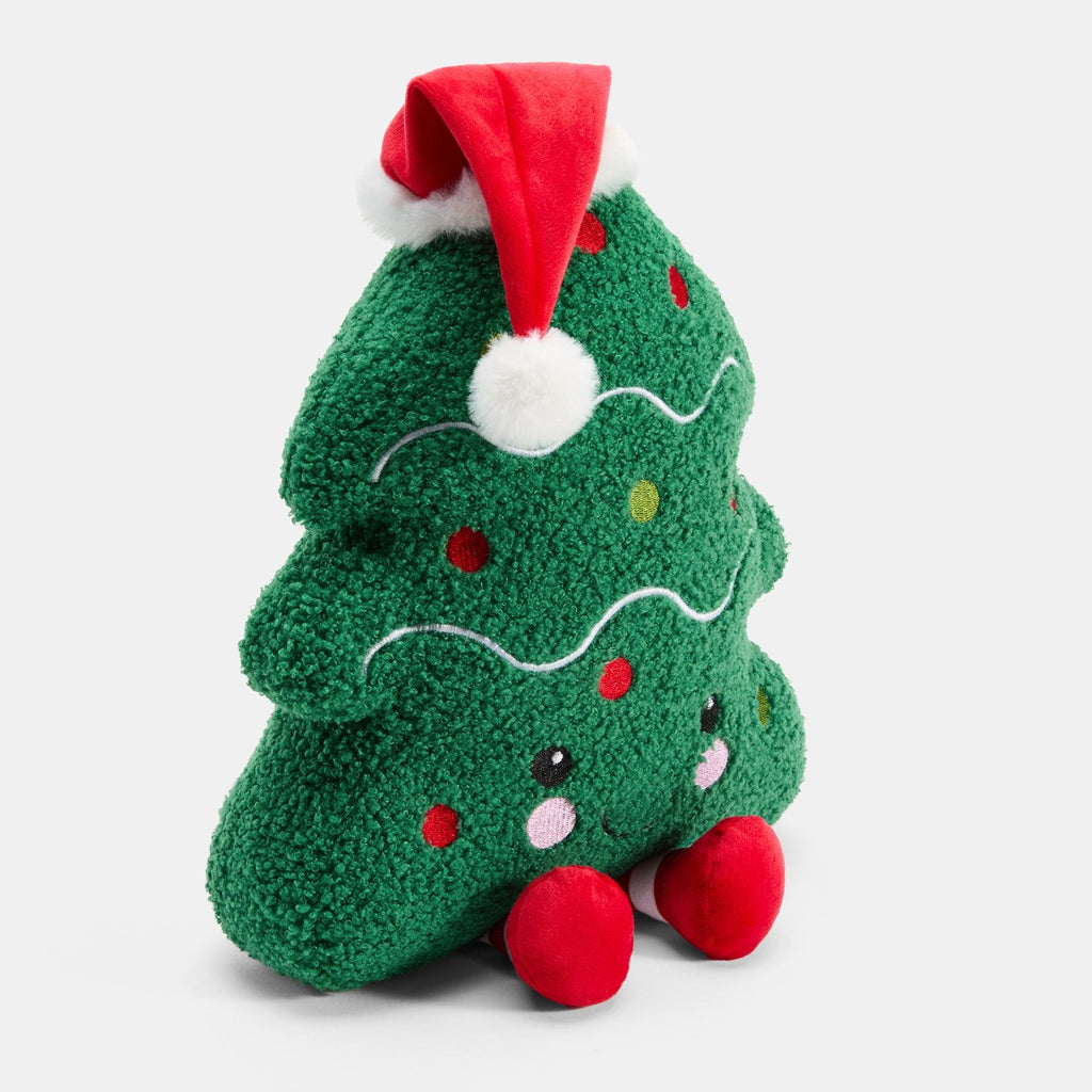 Christmas Tree Shaped Cushion - Green 🇬🇧