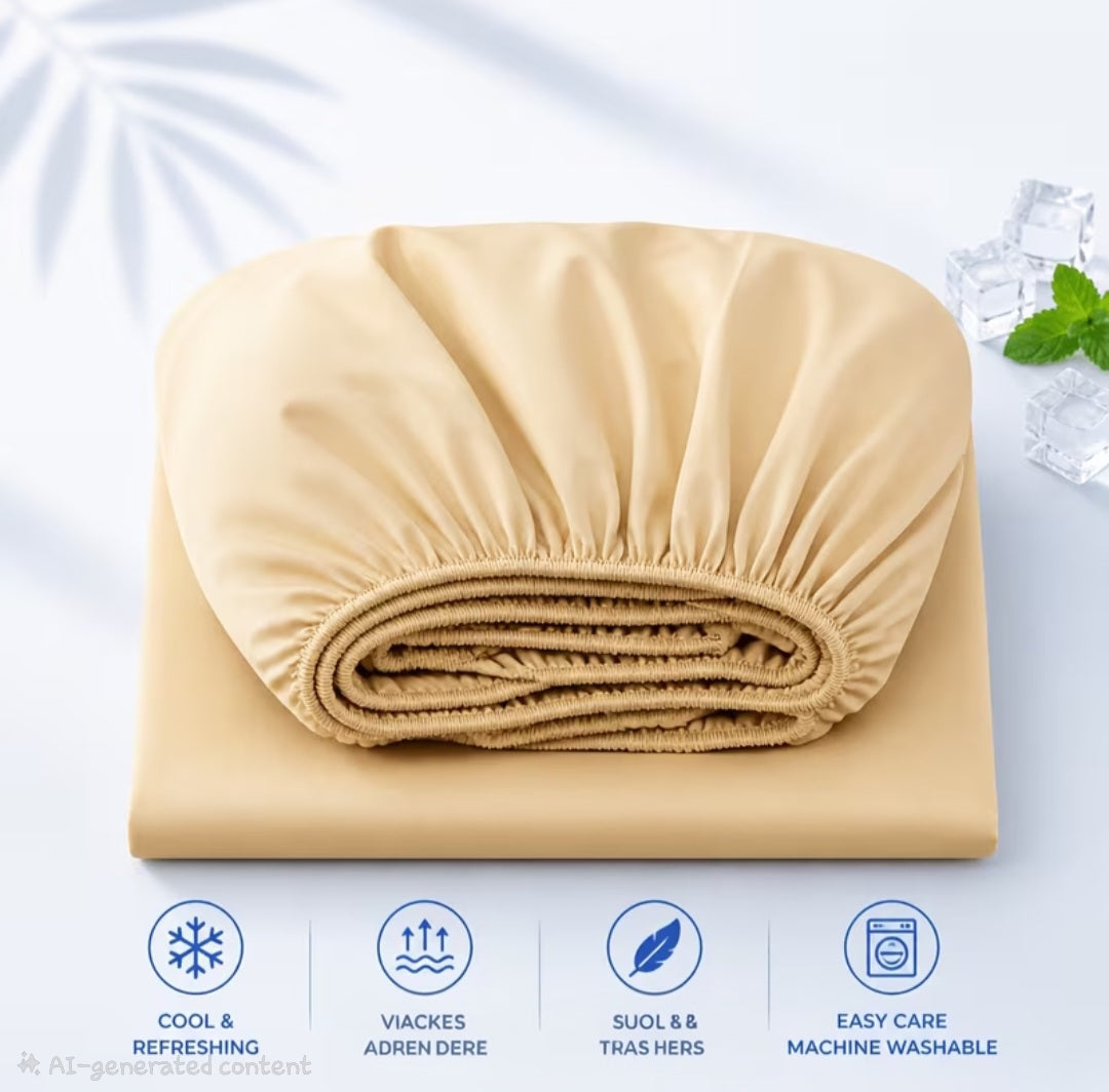 Summer Cooling Fitted Sheet  🇬🇧