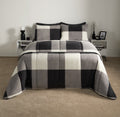 Teddy Gingham Coverless 10.5 Duvet & Pillowcases - Monochrome 🇬🇧