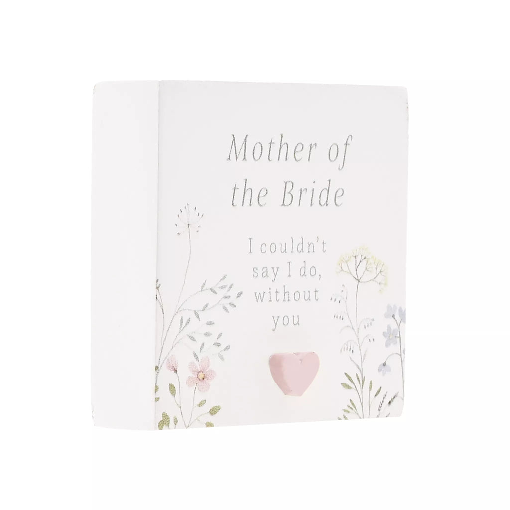 Love Story Plaque Mother Of The Bride 5x5cm 🇬🇧