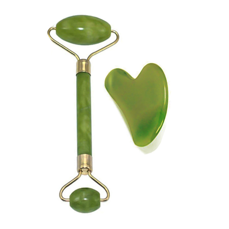 Jade Roller with Gua Sha Scraper for Face Beauty Roller to Improve the Appearance of your Skin 🇬🇧