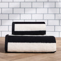 100% Cotton Jacquard Striped Towel - Monochrome 🇬🇧
