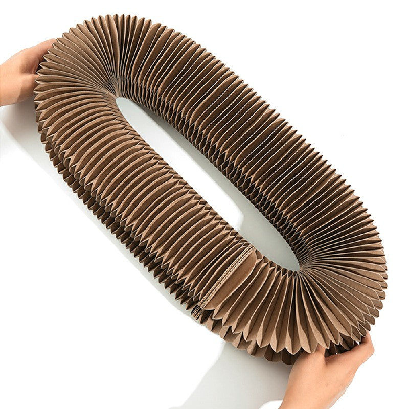Organ Cat Scratching Board Foldable Accordion Cat Toy with Toy Bell for Cat Grinding Claw 🇬🇧