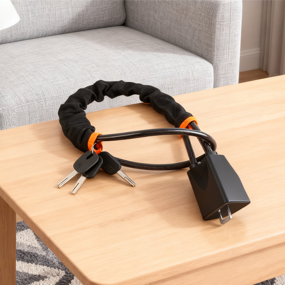 Car Steering Wheel Lock With 3 Keys Anti Theft Device Seat Belt Lock Steering Wheel Lock 🇬🇧
