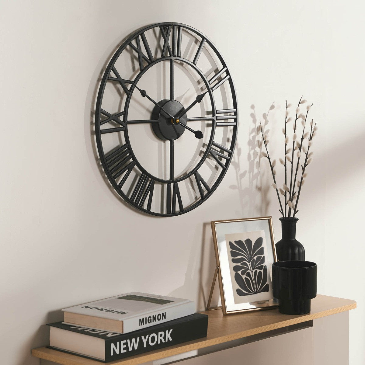 Skeleton Wall Clock - Black 🇬🇧