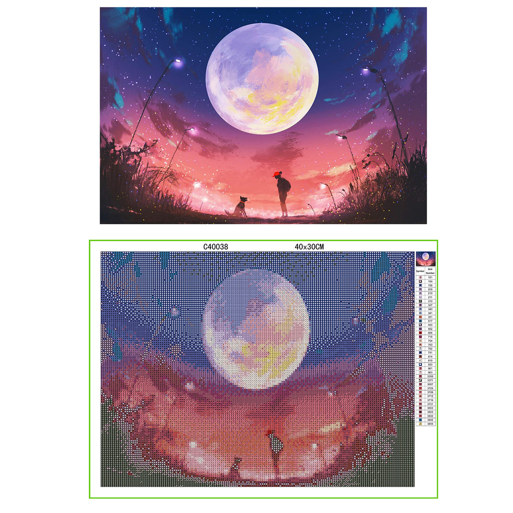 Diamond Painting Photo Custom Private Personal Custom Wedding Parents Gift - Starry Sky 🇬🇧