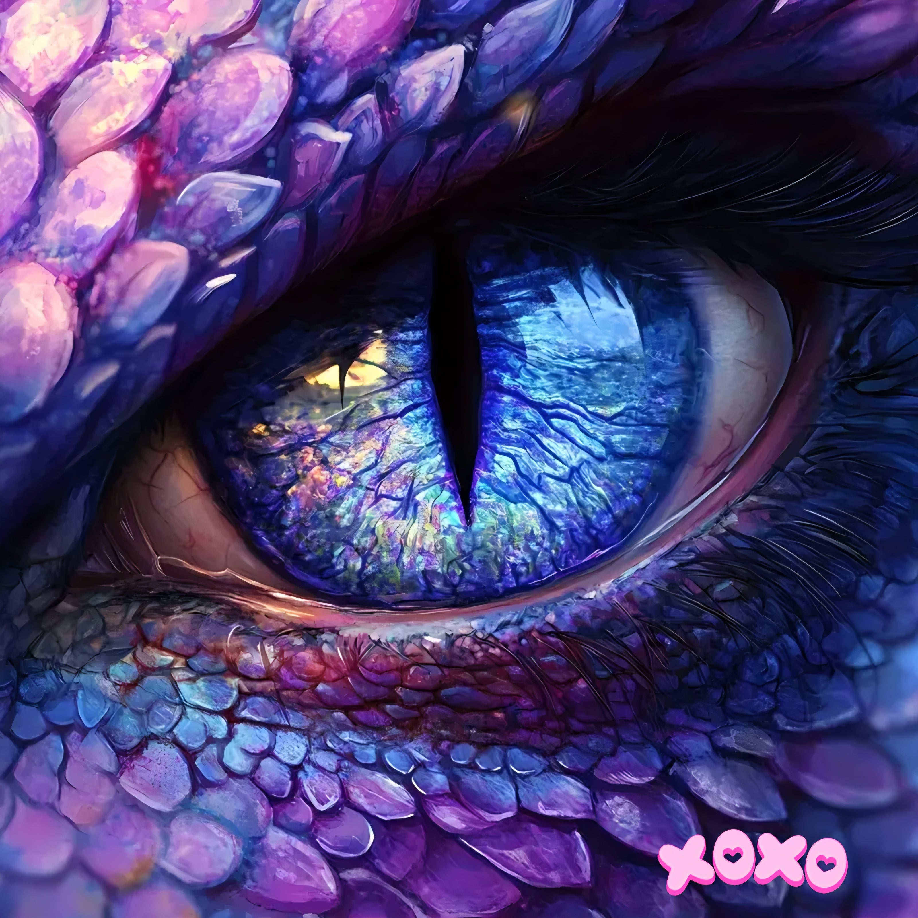 5D Diamond Art Kit - Vibrant Dragon Eye 🇨🇳