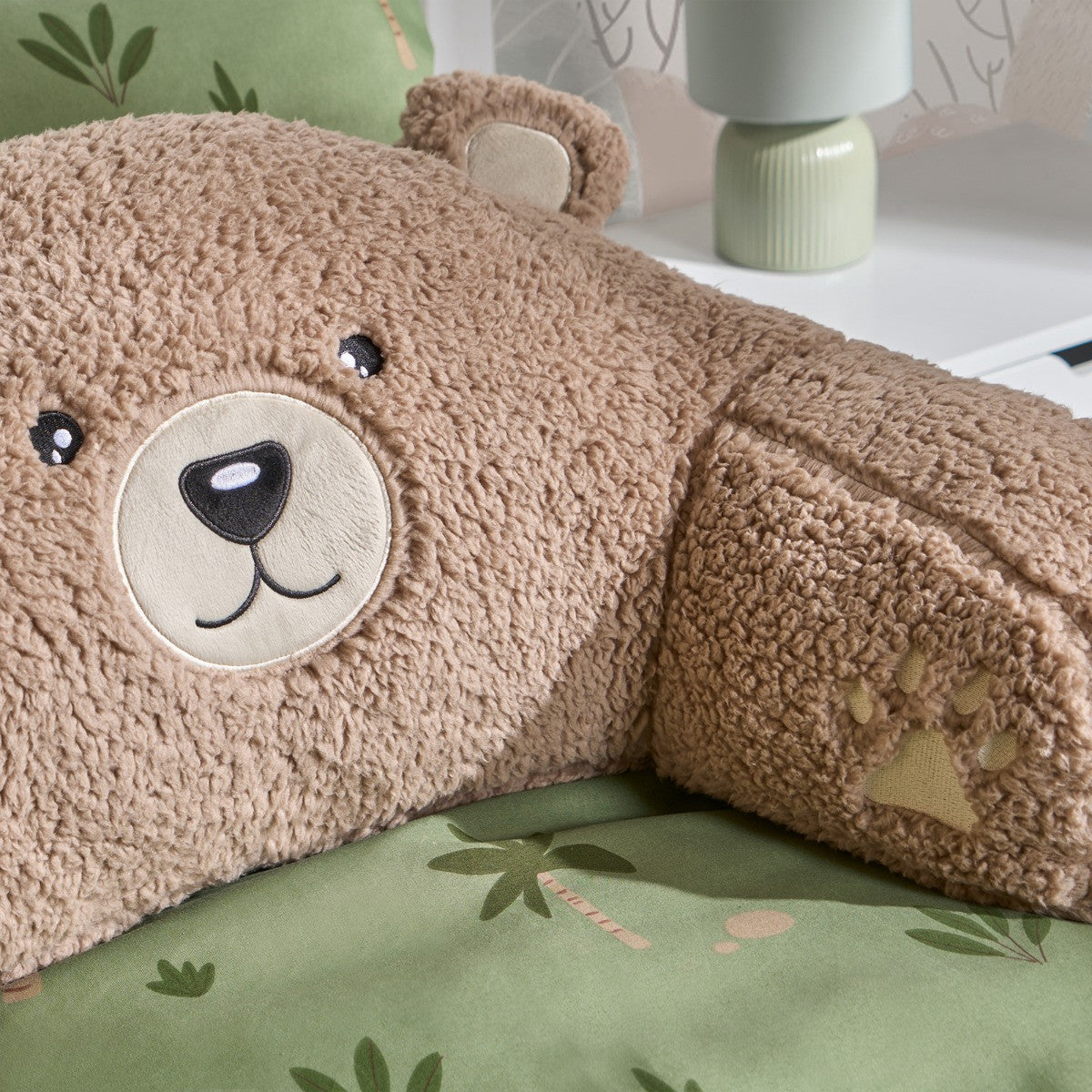 Kids Bear Cuddle Cushion - Brown 🇬🇧