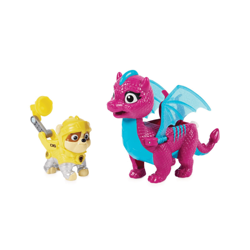 Paw Patrol Rescue Knights - Rubble And Dragon Blizzie 🇬🇧