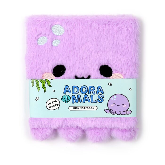 Adoramals Octopus/Shark Plush Notebook 🇬🇧