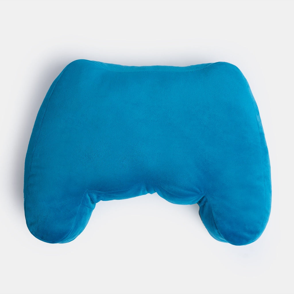 Console Remote Shaped Gamer Cushion - Blue 🇬🇧