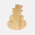 Snow Man Christmas Eve Serving Board - Natural 🇬🇧