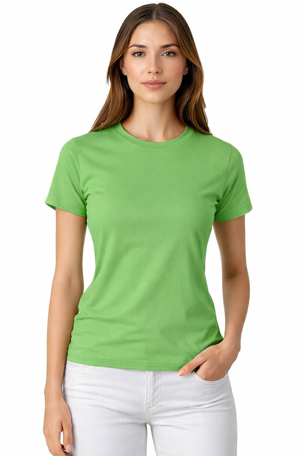 7 Pack Women's Plain Poly-cotton T-Shirts 🇬🇧