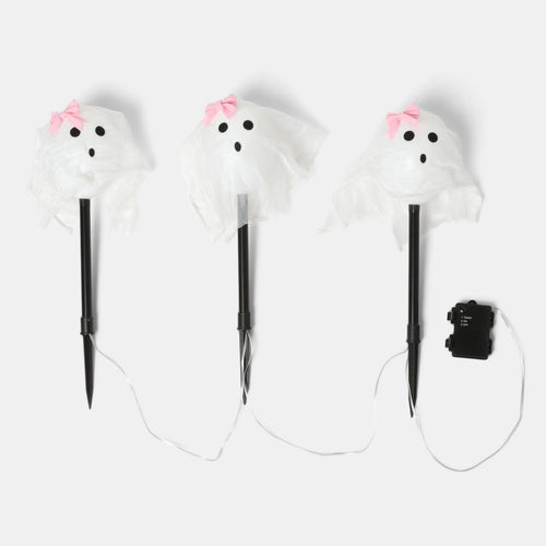 3 Pack Ghost Stake Lights - White 🇬🇧