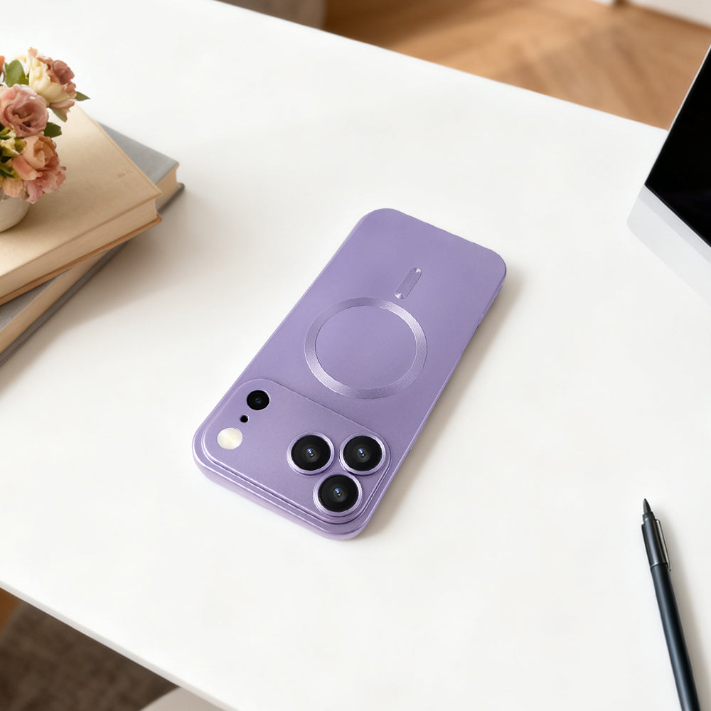 iPhone 17 Pro Max Case Shockproof Magnetic Silicone Case for Apple-Black 🇬🇧