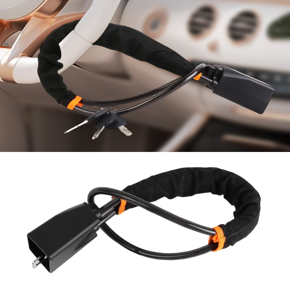 Car Steering Wheel Lock With 3 Keys Anti Theft Device Seat Belt Lock Steering Wheel Lock 🇬🇧