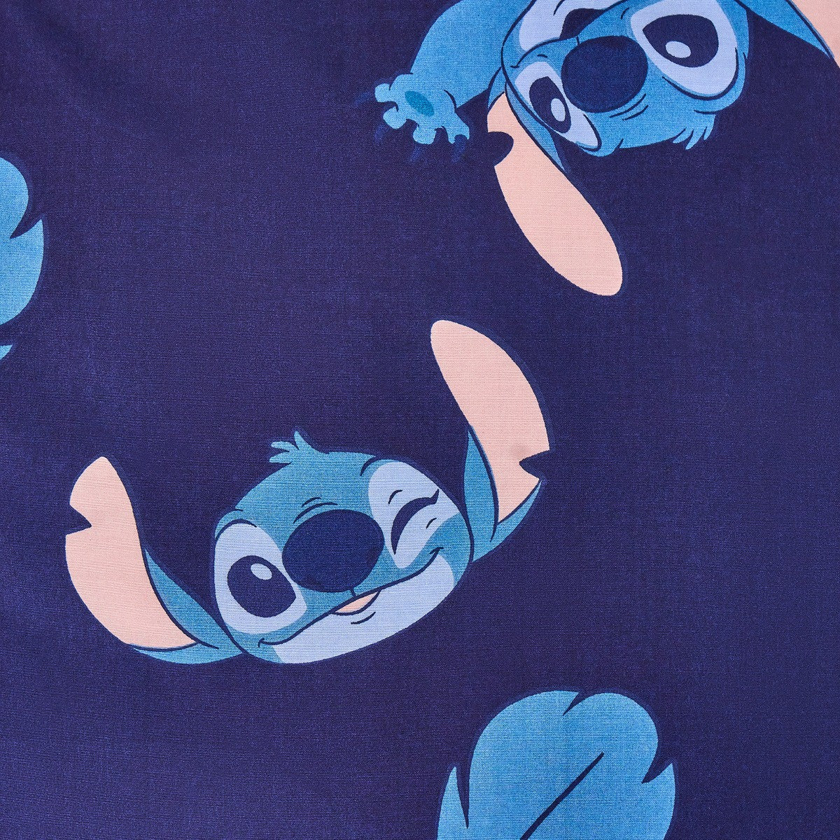 Stitch Printed Duvet Cover Set, Blue - Single 🇬🇧