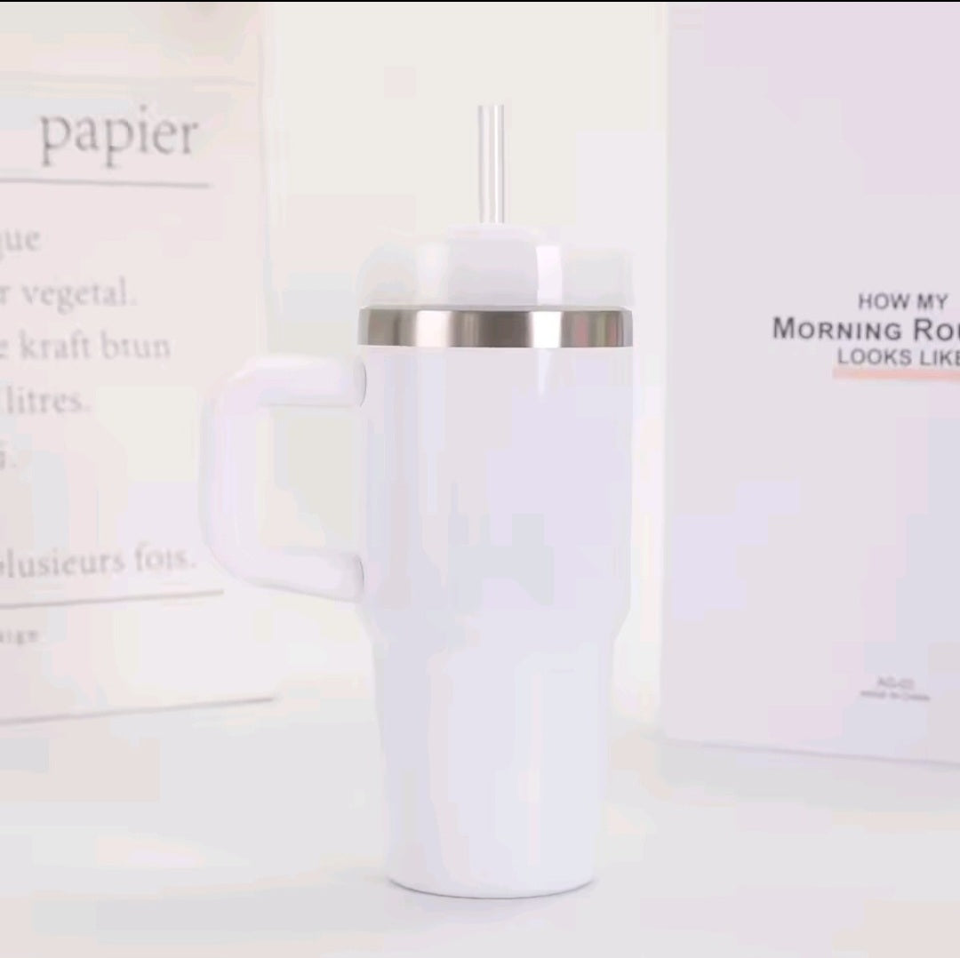 14oz Mug with handle stainless steel travel cup 🇨🇳