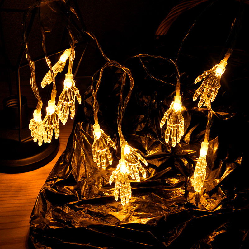 Decorative Lights LED String Lights for Halloween - 2m/10 LED Lights, Crystal Skull 🇬🇧