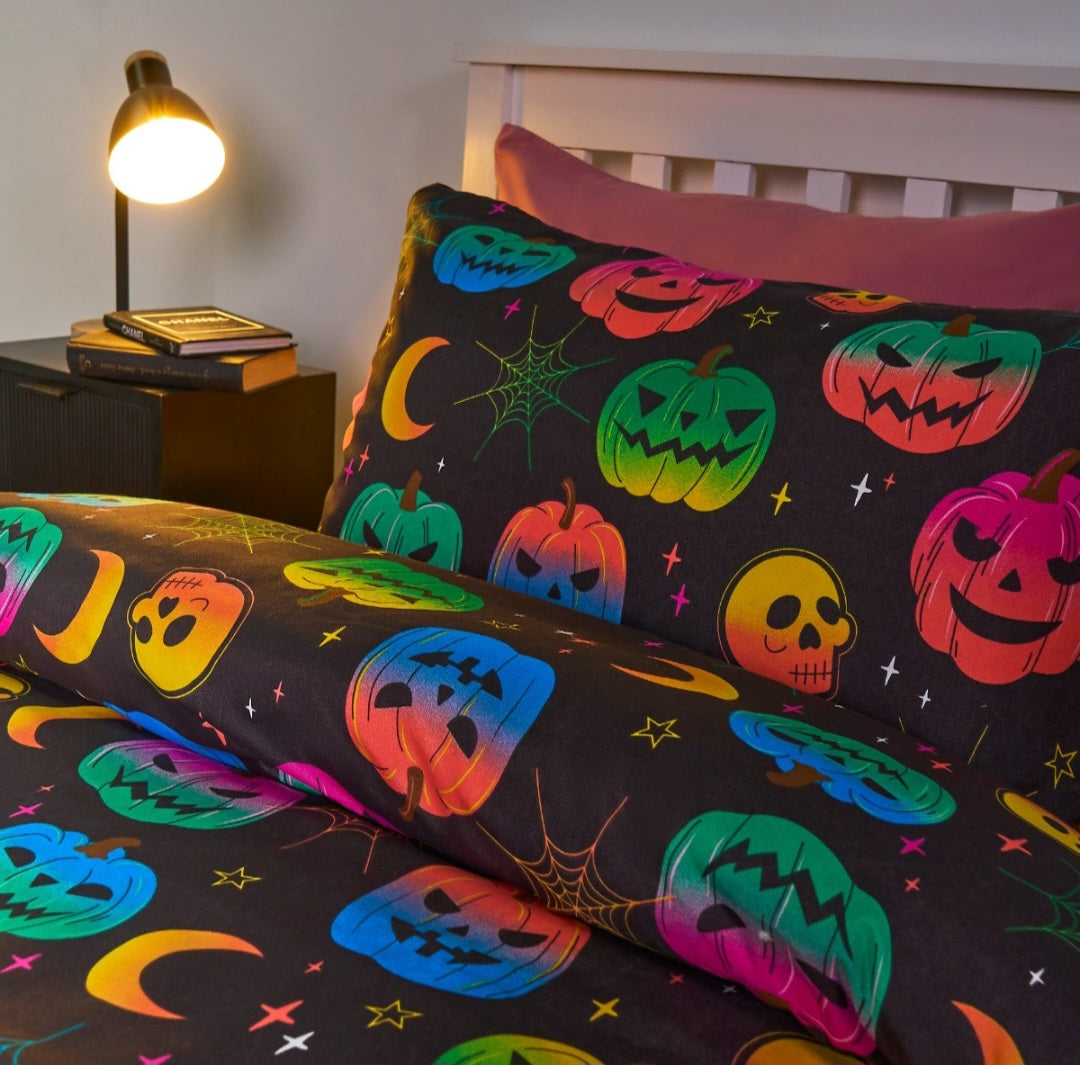 Halloween Duvet Set - Black 🇬🇧