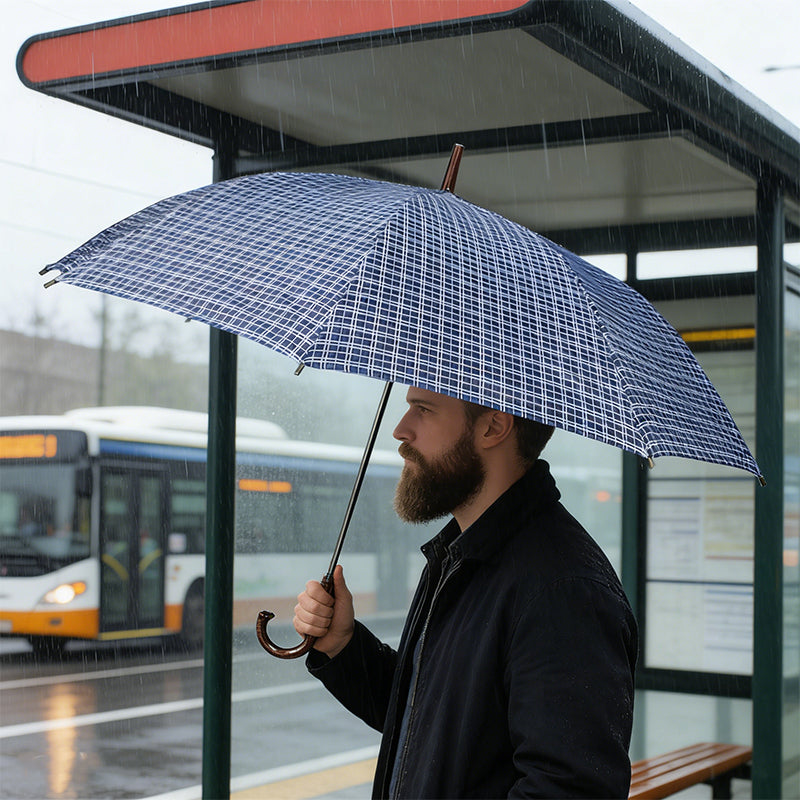 Adult Size Umbrella Crook Handle 90cm Assorted Colours 🇬🇧
