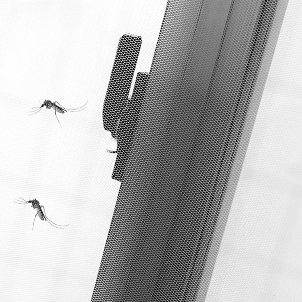 Black Window Screen Mesh Net Bug Mosquito Fly Insect Moth Door Netting 🇬🇧
