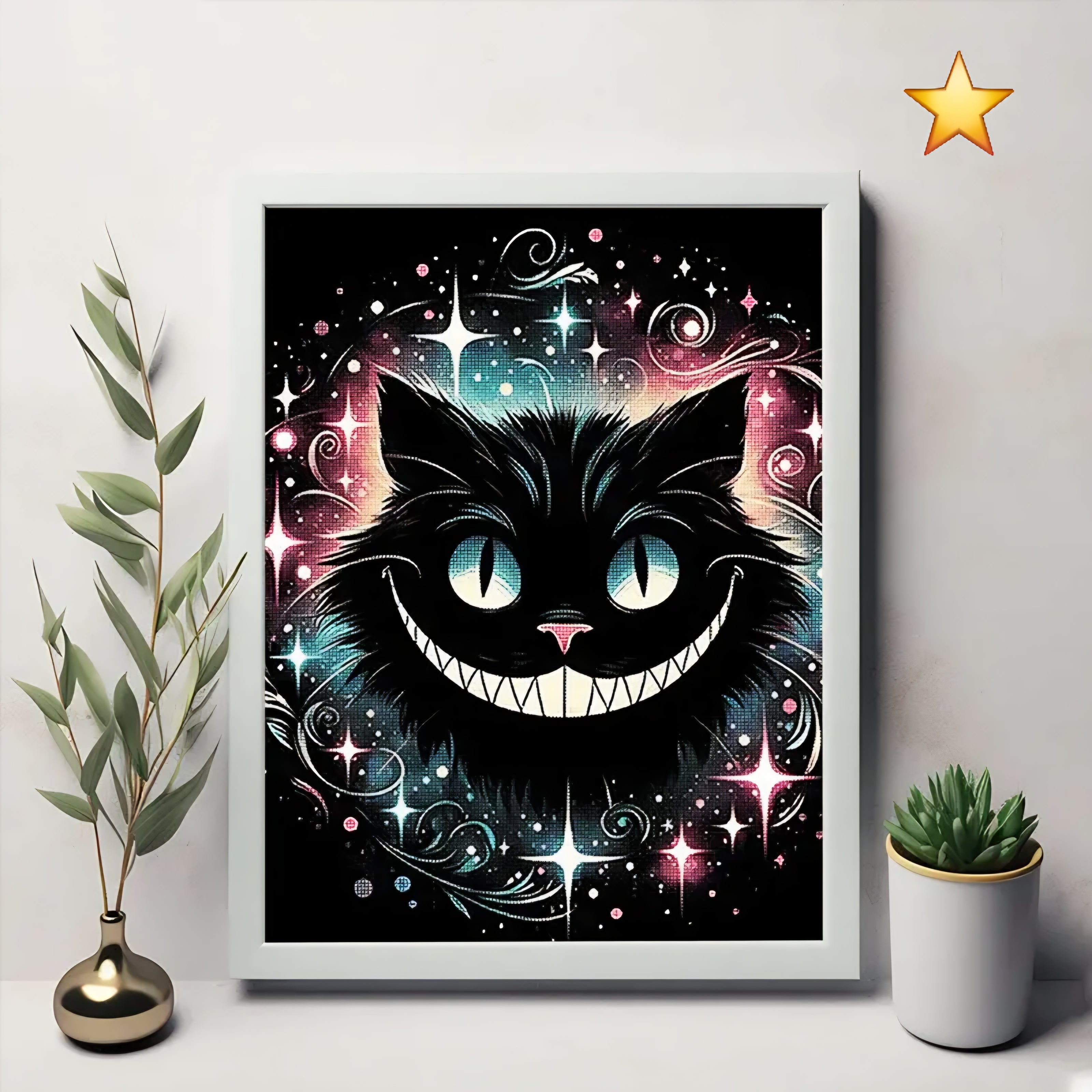 5D Diamond Art Kit -Cheshire Cat 🇨🇳