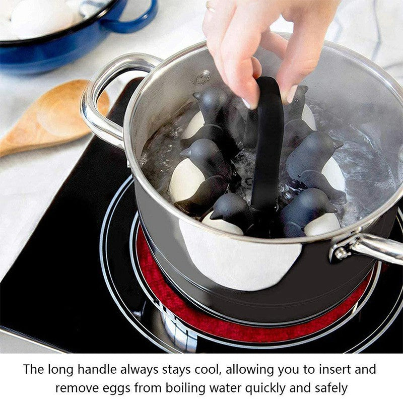 Cook Store and Serve Egg Holder Penguin-Shaped Boiled Egg Cooker 🇬🇧