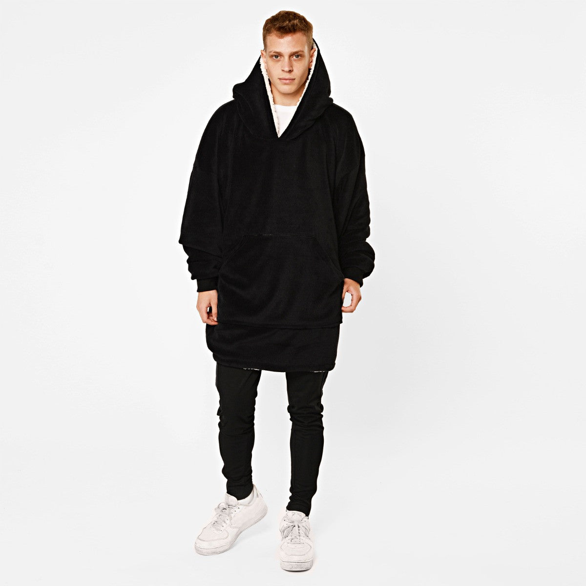 Supersoft Hoodie Blanket, Adults - Black 🇬🇧
