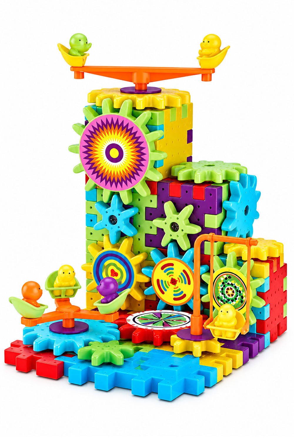 IQ Builder 81 Pieces Gear Building Blocks Puzzle Set 🇬🇧
