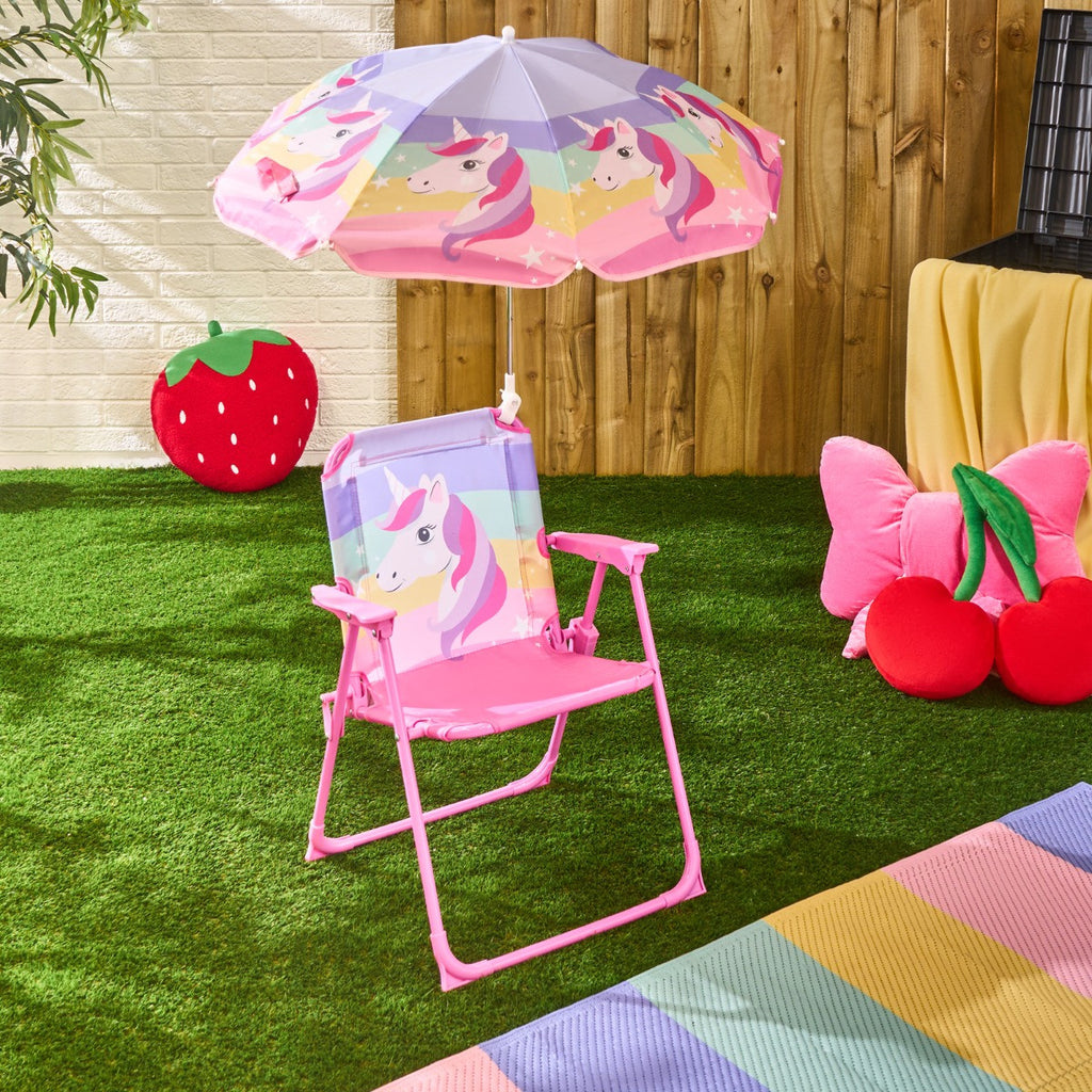 Kids Print Chair With Parasol 🇬🇧