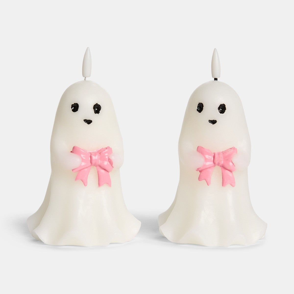 2 Pack Ghost LED Candles - White 🇬🇧