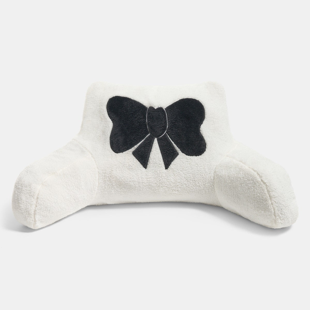 Bow Embroidered Teddy Cuddle Cushion 🇬🇧