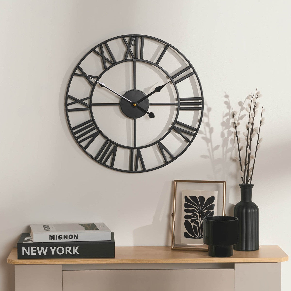 Skeleton Wall Clock - Black 🇬🇧