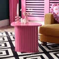 Madison Ribbed Side Table - Hot Pink 🇬🇧