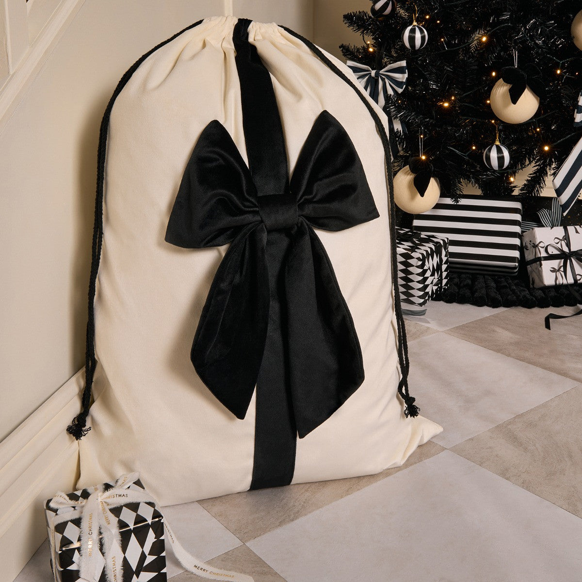 Bow Christmas Sack 🇬🇧