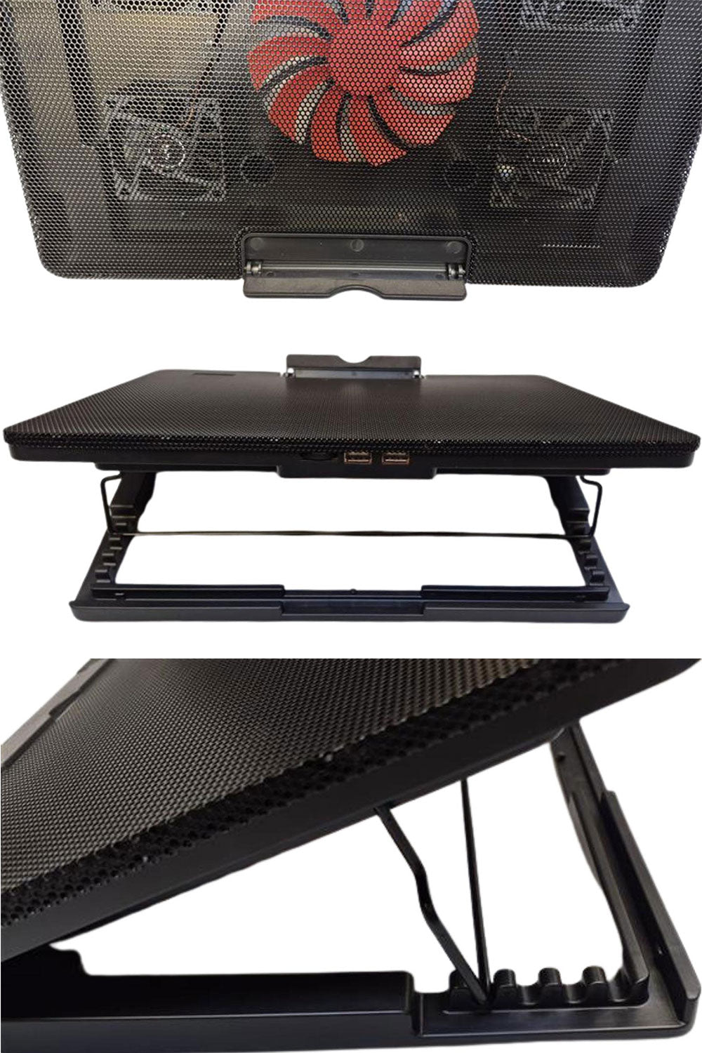 5 Fan Laptop Cooling Pad – Adjustable USB Laptop Stand 🇬🇧