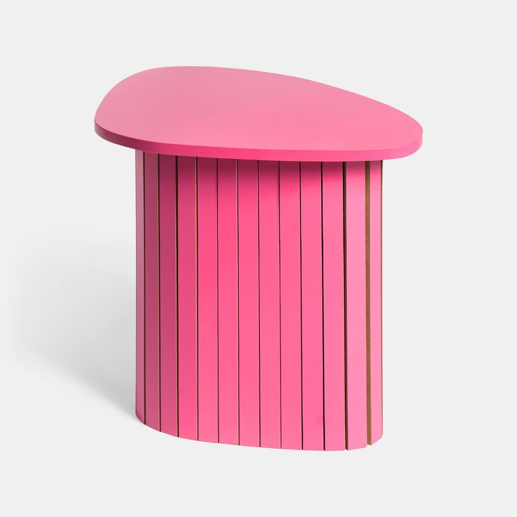 Madison Ribbed Side Table - Hot Pink 🇬🇧
