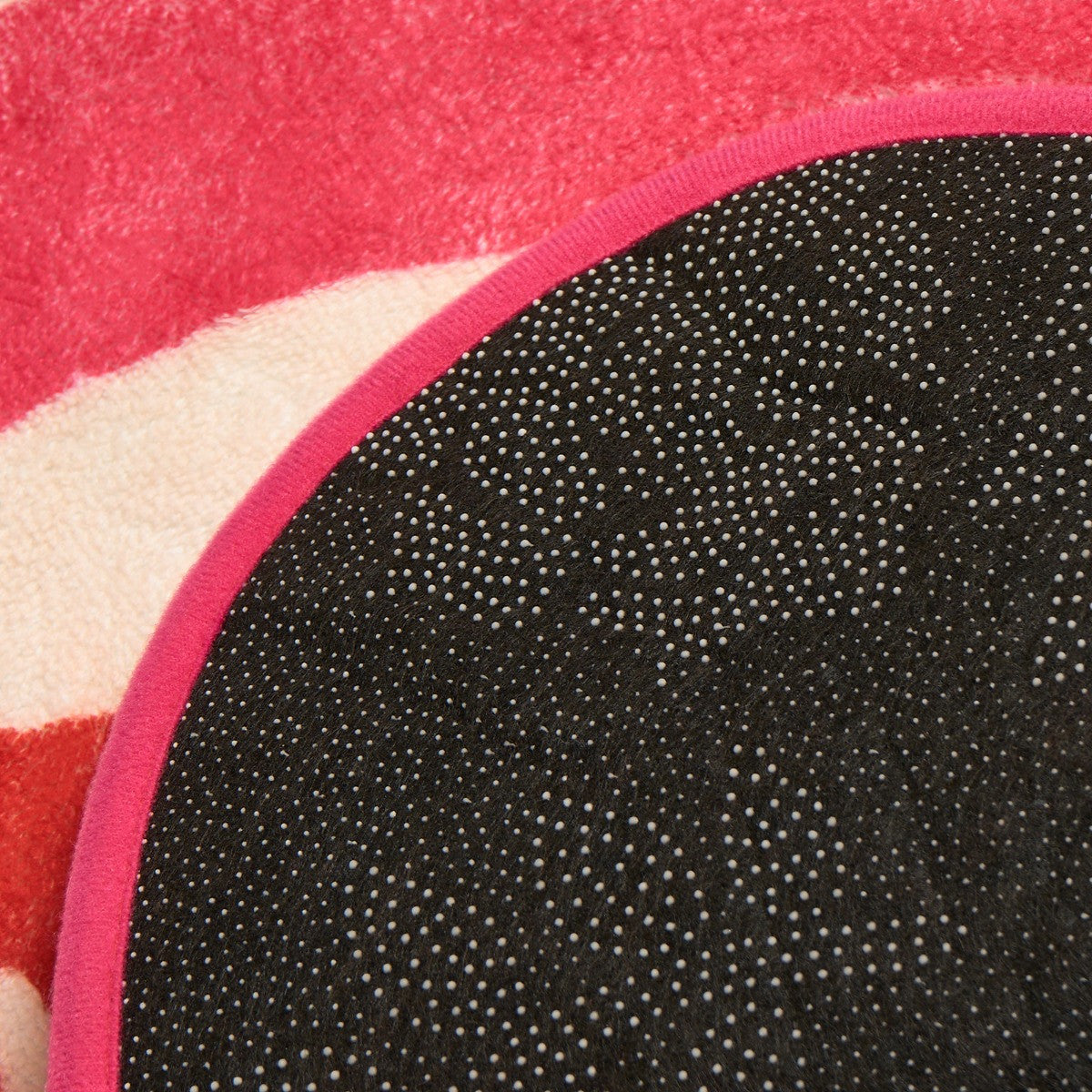 Cherry Bow Print Velvet Bath Mat - Pink 🇬🇧