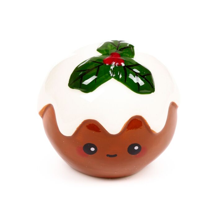 Ceramic Salt & Pepper Set - Foodiemals Christmas Pudding 🇬🇧