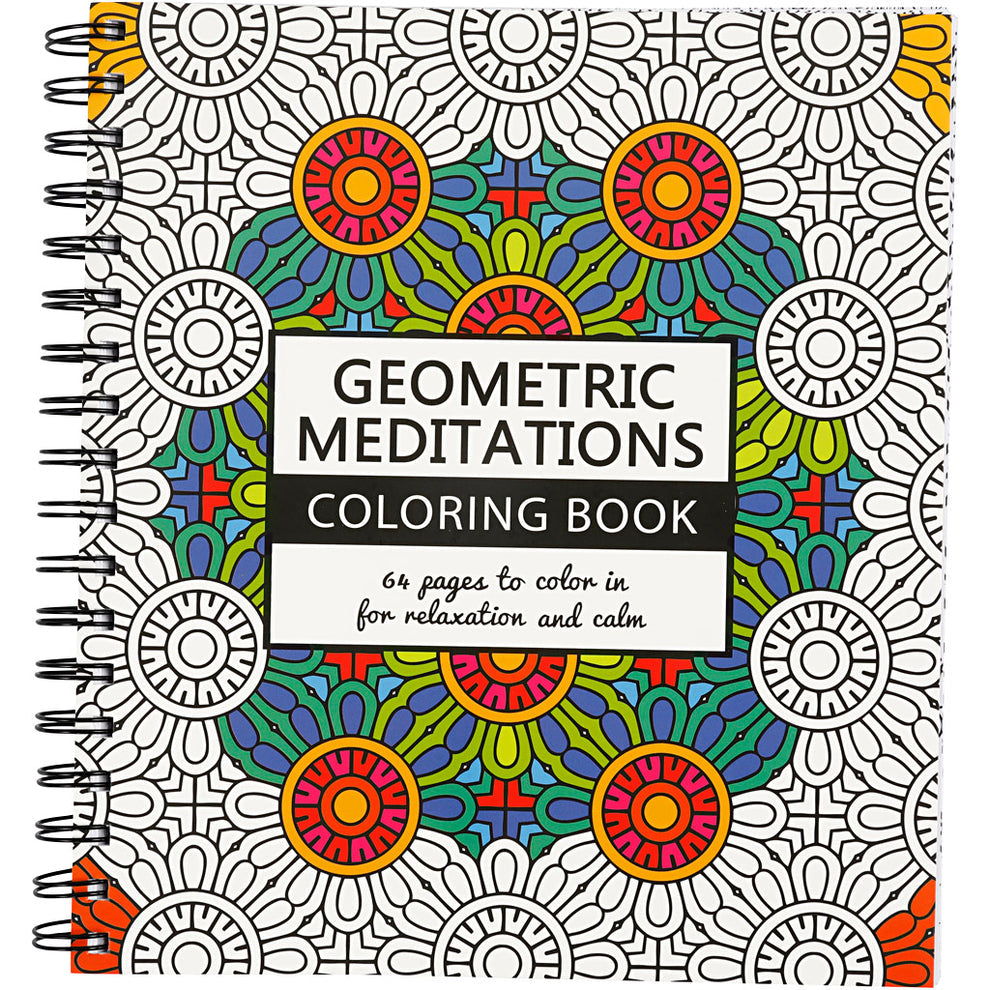 Geometric Mindfulness Colouring Book by Johanna Basford 🇬🇧