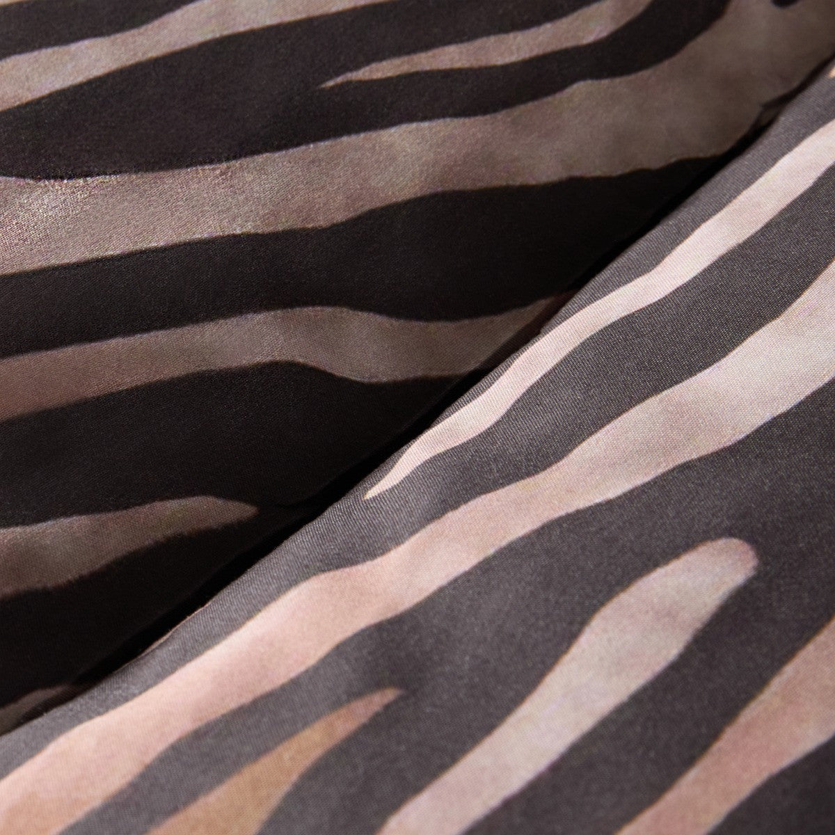 Zebra Print Coverless 10.5 Tog Duvet Set - Natural 🇬🇧