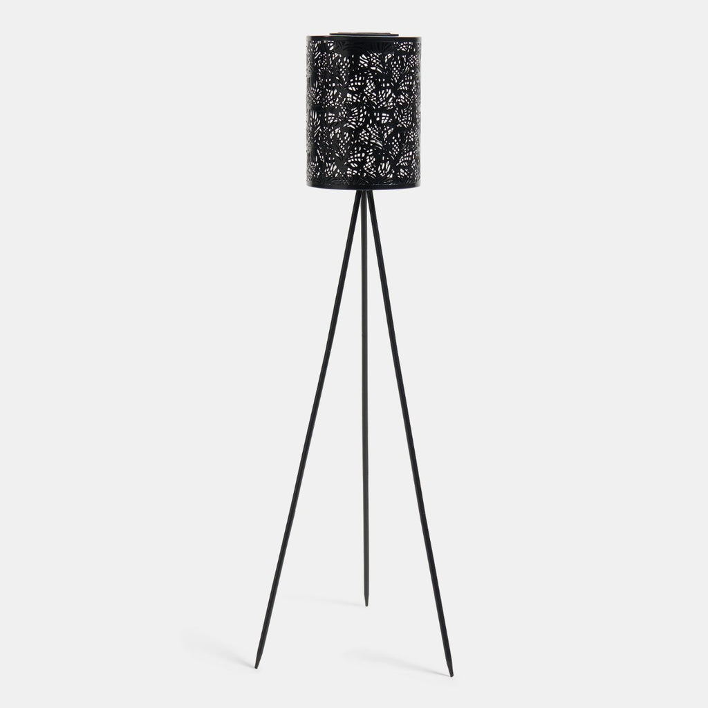 Solar Metal Floor Lamp - Black 🇬🇧